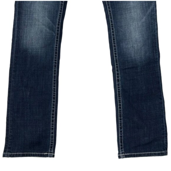 NWT Buckle BKE Alec Straight Leg Slim Fit Low Rise Cotton Stretch Jeans 28R - Picture 4 of 15